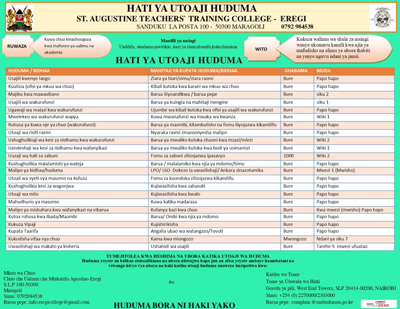 Kiswahili Version